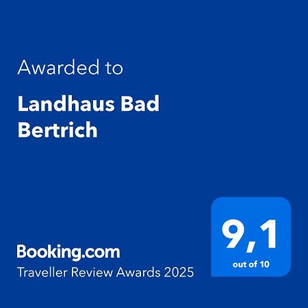Landhaus Бад Бертрих Екстериор снимка